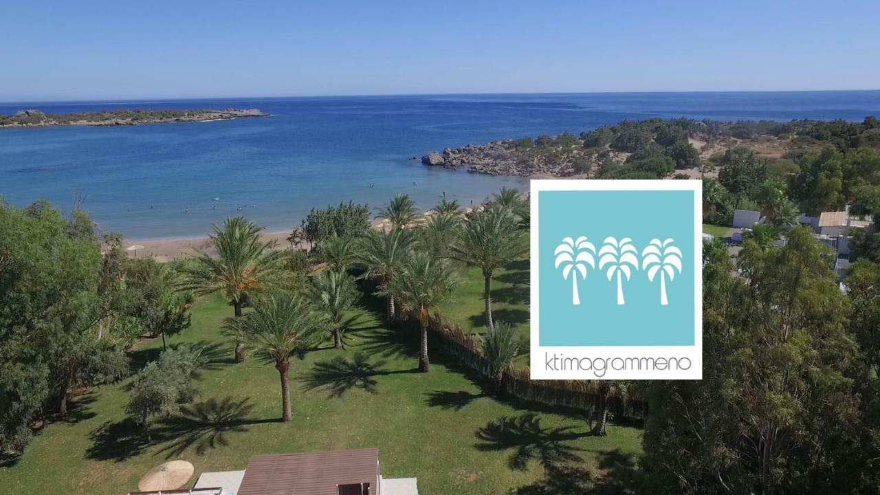 Ktima Grammeno Beachside Villa パレオコラ エクステリア 写真